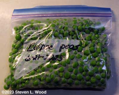 Pint of Eclipse peas frozen