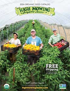 High Mowing Organic Seeds 2024 Catalog Cover