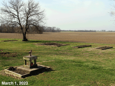March, 2023, animated GIF of our Senior Garden