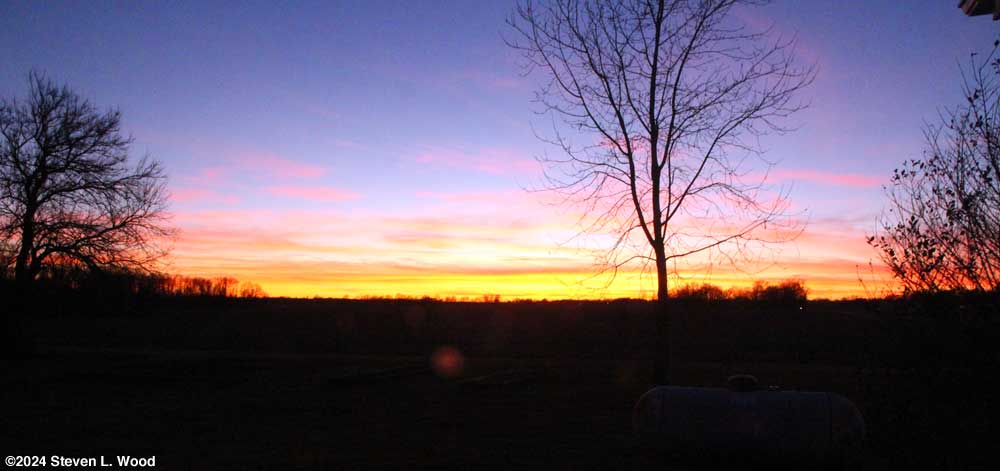 Evening sky - February 5, 2024
