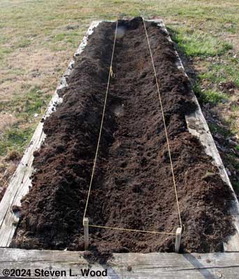 Furrow opened