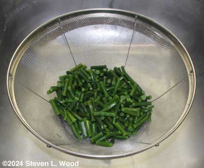 Scapes cut and drying