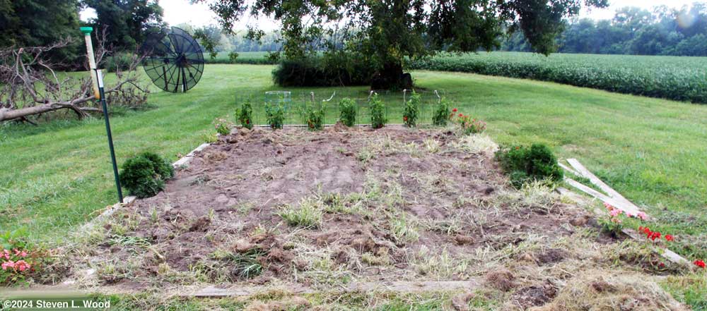 Tilled raised bed
