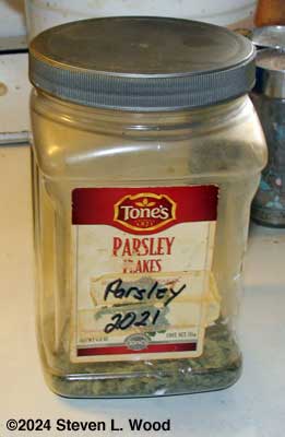 Parsley jar