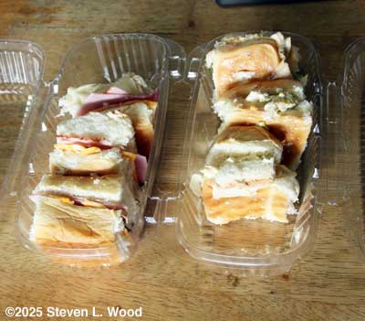 Packaged min-sandwiches