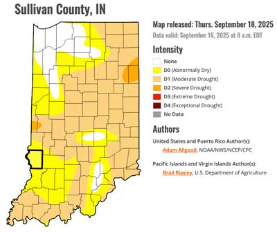 Drought Monitor-Indiana