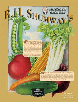 R, H. Shumway 2026 seed catalog cover